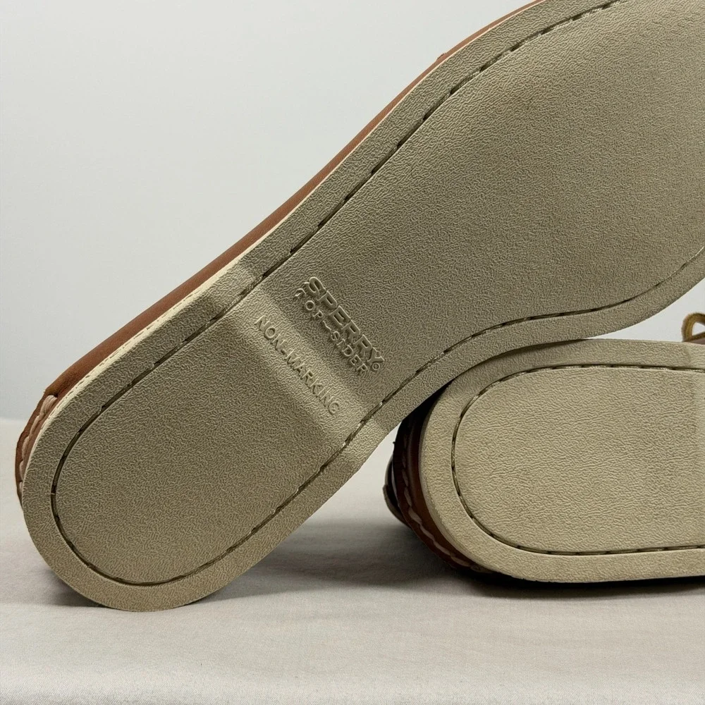 Sperry Top-Sider Original Boat Shoes Mens 11.5 Sahara Tan Brown Leather